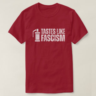 Camiseta El gas lacrimógeno sabe a fascismo Protesta