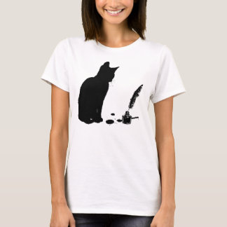 Camiseta El gatito curioso - gatos y libros