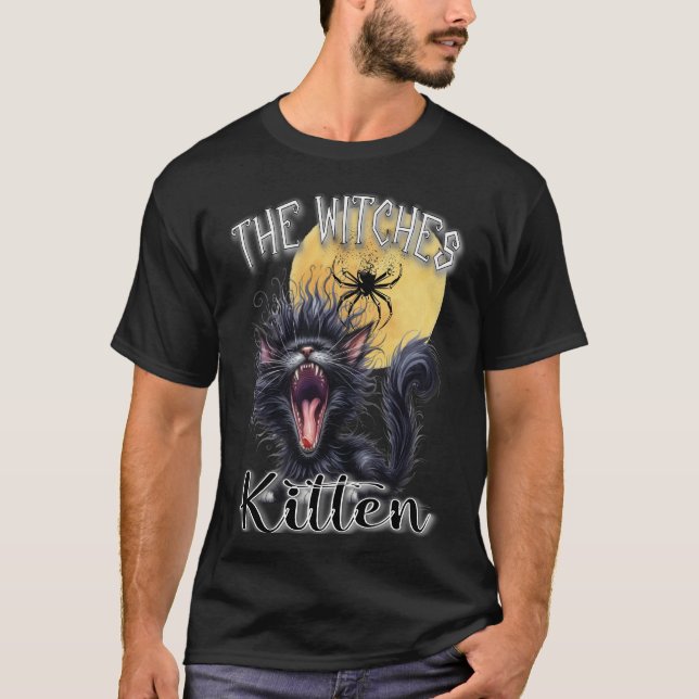 Camiseta El gatito de las brujas: Fangs de la fortuna (Anverso)