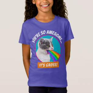 Camiseta El gatito derrama el arcoiris