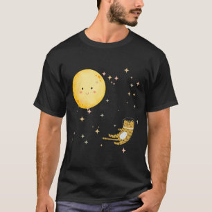 Camiseta El gatito durmiente y la luna
