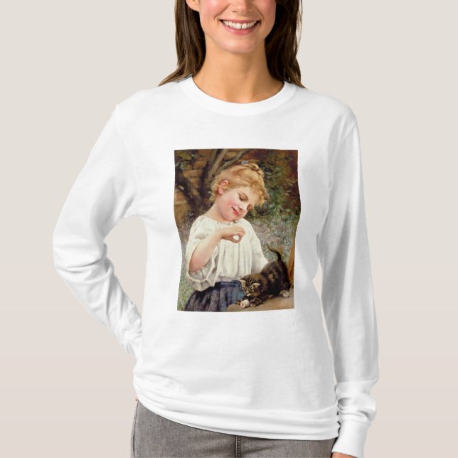 Camiseta El gatito juguetón (Anverso)