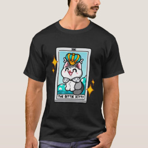 Camiseta El Gatito Pequeño Feliz Sonriente Blanco Ta