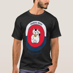 Camiseta El Gato Afortunado Maneki Neko Adorable