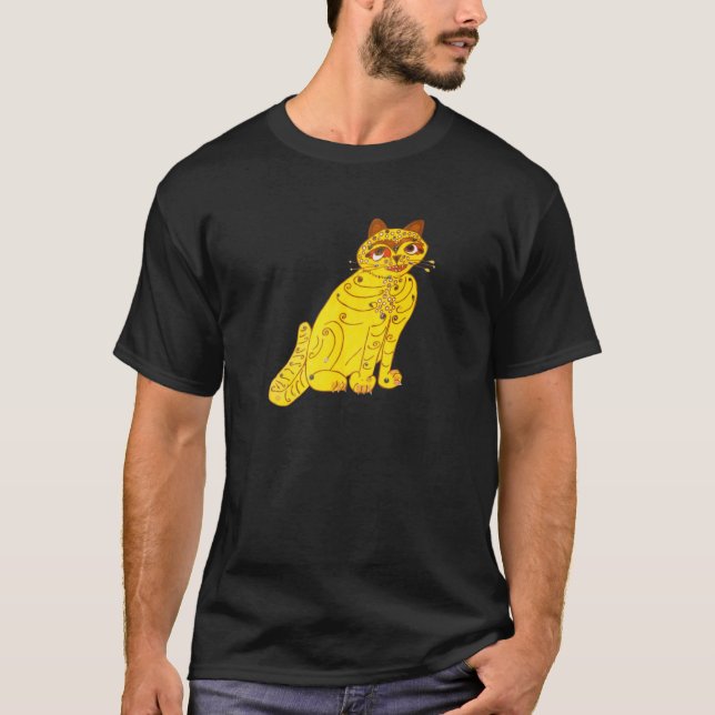 Camiseta El gato amarillo de Abba (Anverso)