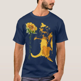 Camiseta El Gato Amarillo Que Está En La Espalda 