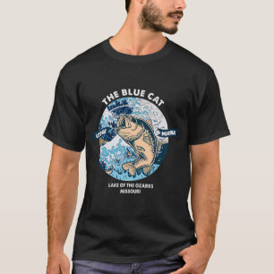 Camiseta El gato azul - Lago de los Ozarks Missouri Lodge M