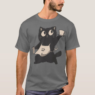 Camiseta El gato barista