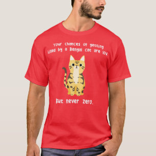 Camiseta El gato bengalí nunca cero