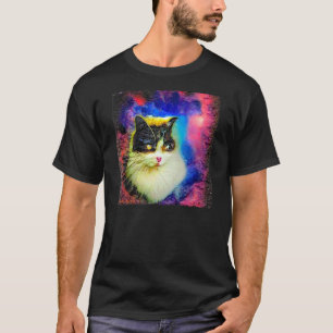 Camiseta El Gato Blanco Más Lindo de la Nebulosa del Univer