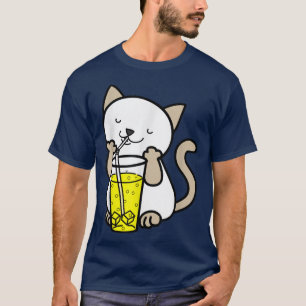 Camiseta El gato Boba Tea Bubble Tea Anime japonés Neko Ani