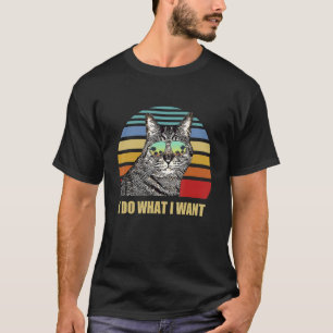 Camiseta El gato Bobtail americano que hago lo que quiero u