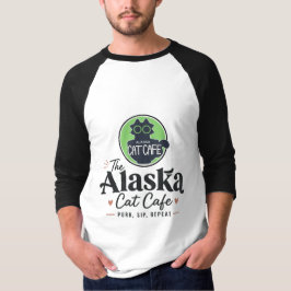 Camiseta El gato café de Alaska “Purr, Sip, Repeat”