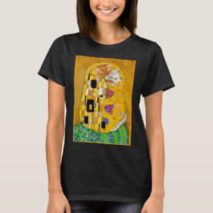 Camiseta El gato chiflado parodia del beso