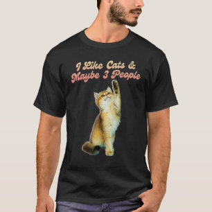 Camiseta El gato Chiste graciosos y sarcásticos que citan m