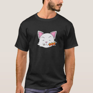 Camiseta El gato come el arroz dango vertiginoso