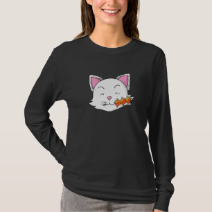 Camiseta El gato come el arroz dango vertiginoso