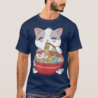 Camiseta El gato come fideos dulces