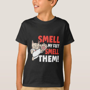 Camiseta ¡El Gato De Artes Marciales Me Olía Los Pies! Funn