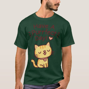 Camiseta El Gato De Cute Tabby Tiene Un Día Perfecto