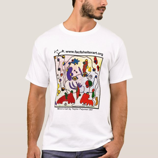 Camiseta El gato de Miro (Anverso)