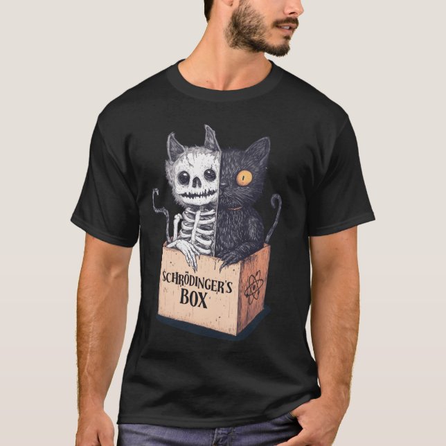 Camiseta El Gato de Schrdinger divertido (Anverso)