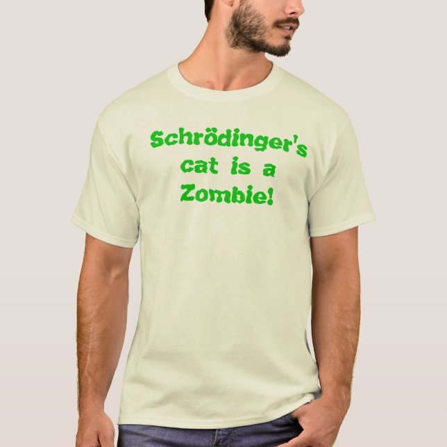 Camiseta El gato de Schrödinger (Anverso)