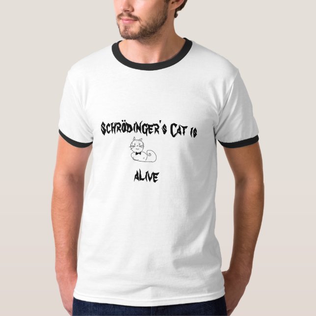 Camiseta El gato de Schrödinger (Anverso)