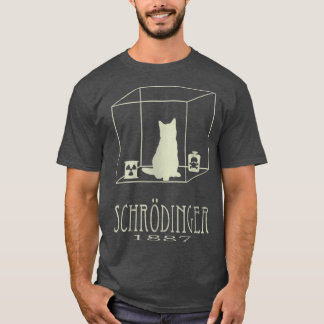 Camiseta El gato de Schrodinger está vivo y muerto.
