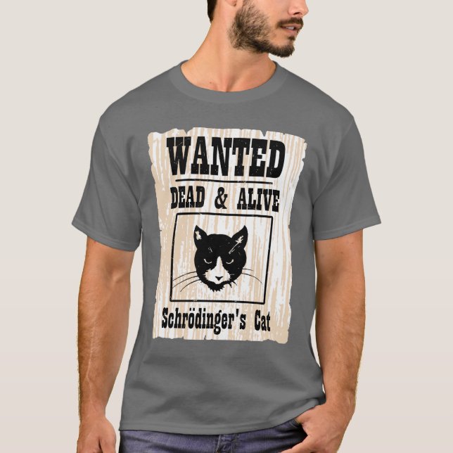 Camiseta El gato de Schrodinger querido (Anverso)