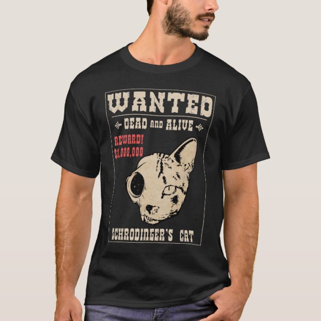Camiseta El gato de Schrodinger quiso II (Anverso)