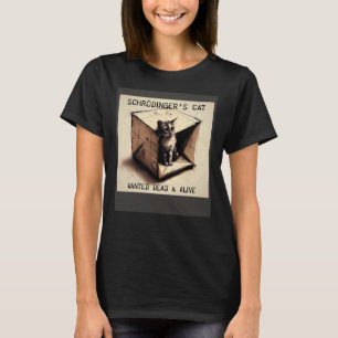Camiseta El gato de Schrödinger se busca vivo y muerto