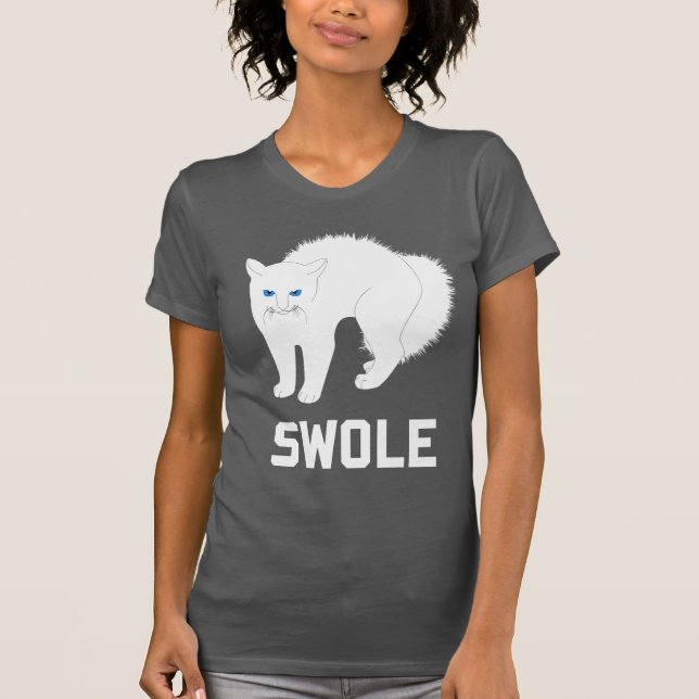 Camiseta El gato de Swole es gatito Swole (Anverso)