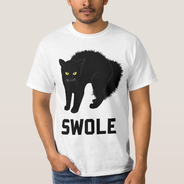 Camiseta El gato de Swole es gatito Swole (Anverso)