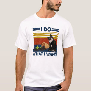 Camiseta El gato de Tuxedo que hago lo que quiero