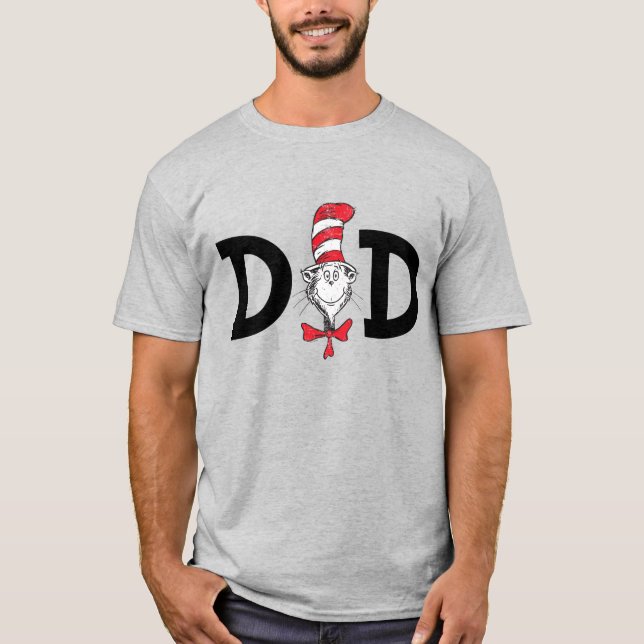 Camiseta El gato del Dr. Seuss en el papá Gorra (Anverso)