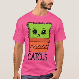 Camiseta El gato del gato de Cactus es gracioso para los am