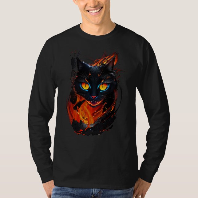 Camiseta El gato del infierno (Anverso)