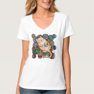 Camiseta El gato del Personalizado del ventilador de punto