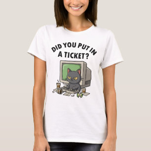 Camiseta El gato del servicio de asistencia de Moody le pre
