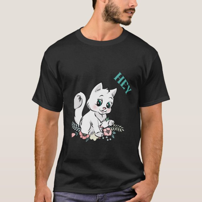 Camiseta el gato dice que (Anverso)