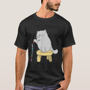 Camiseta El gato DnDs no es acaparador si es un animal dive