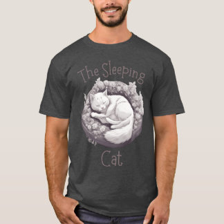 Camiseta El gato durmiente es un lindo gato durmiendo