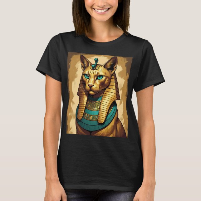 Camiseta El gato egipcio del faraón (Anverso)
