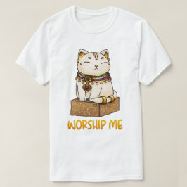 Camiseta El gato egipcio Dios me adoró