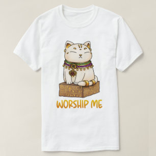 Camiseta El gato egipcio Dios me adoró