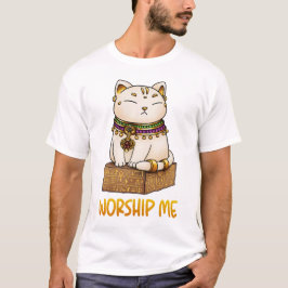 Camiseta El gato egipcio Dios me adoró