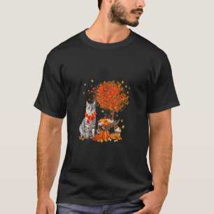 Camiseta El gato egipcio Mau Cat Acción de Gracias Mascota 