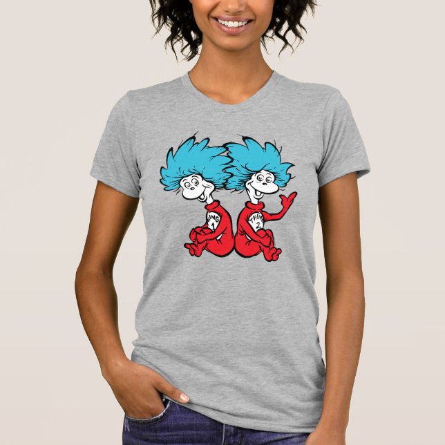 Camiseta El Gato en el Sombrero Cosa Uno y Cosa Dos (Anverso)