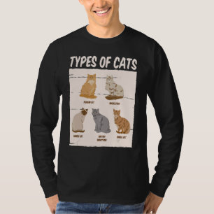Camiseta El gato engendra variedades de animales aprendiend
